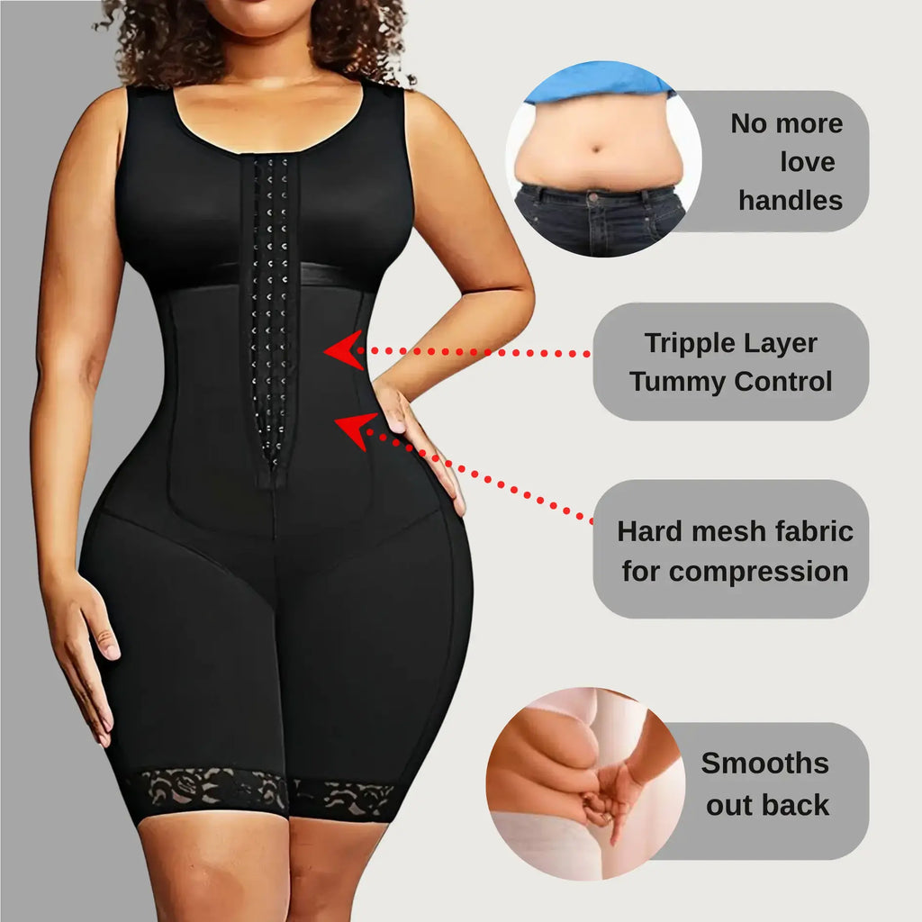 SculptPro™ Colombian Faja – Triple-Layer Compression for Instant Curves