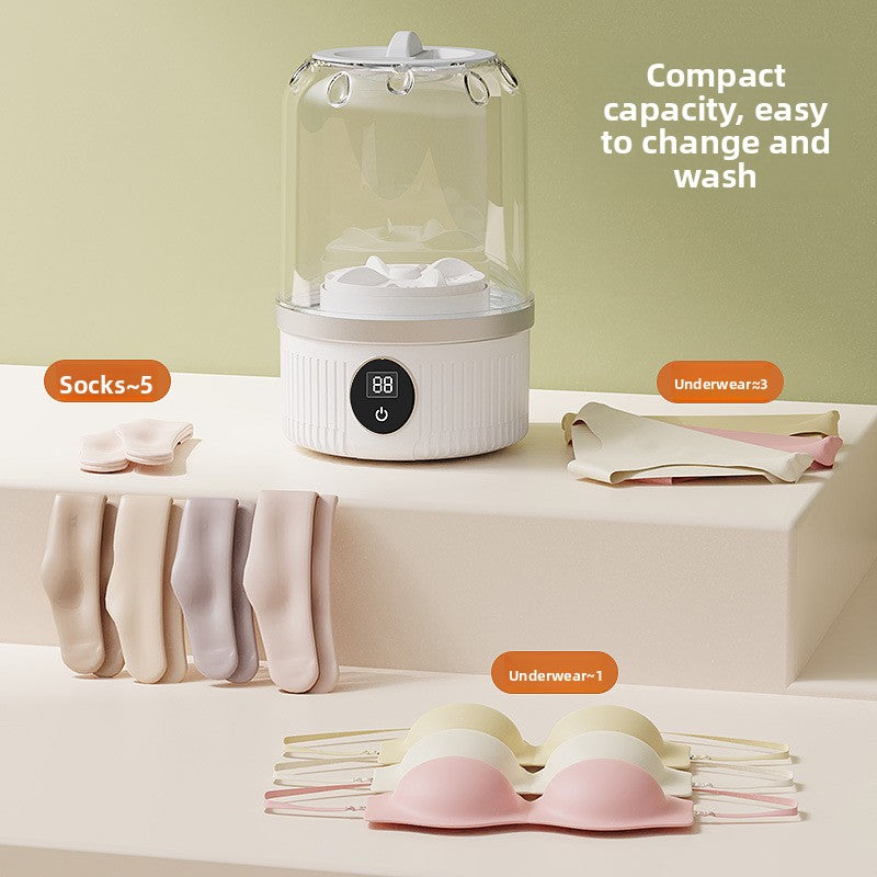 Portable Mini Washing Machine - No More Handwashing
