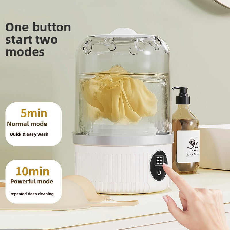 Portable Mini Washing Machine - No More Handwashing